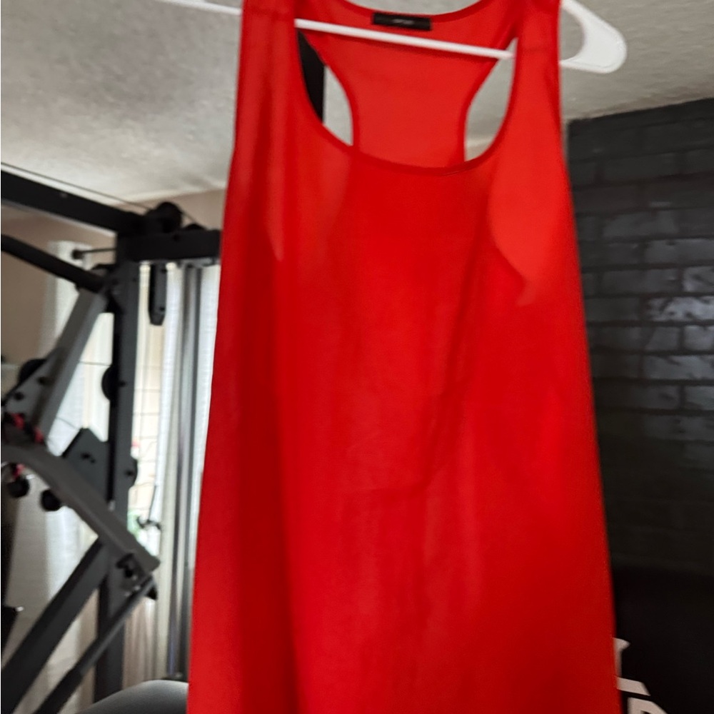 Red Sleeveless Top